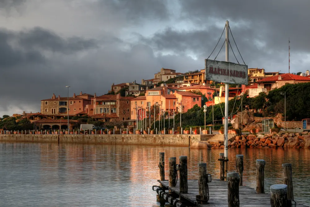 Il porto di Porto Cervo, in Costa Smeralda, Sardegna