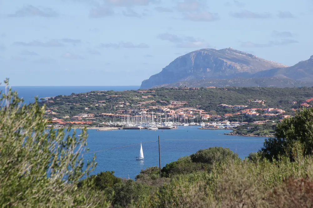 Veduta di Porto Rotondo, frazione di Olbia sulla Costa Smeralda